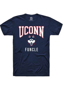 Summit Sportswear UConn Huskies Navy Blue Funcle Short Sleeve T Shirt