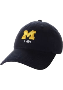 Legacy Michigan Wolverines Law EZA Twill Adjustable Hat - Navy Blue