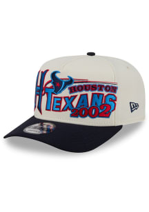 New Era Houston Texans Classic AF 9FIFTY Adjustable Hat - White
