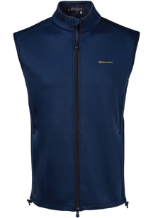 Greyson Michigan Wolverines Mens Navy Blue Sequoia Sleeveless Jacket