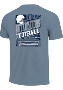 Penn State Nittany Lions Denim Blue Stadium Slant Short Sleeve T Shirt