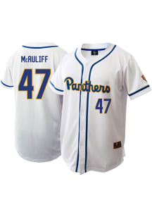 Daniel McAuliff  Pitt Panthers Mens White NIL Baseball Jersey