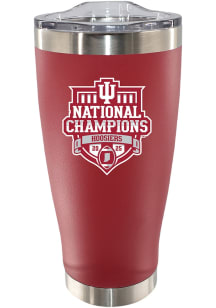 Indiana Hoosiers 2025 College Football Champions 20oz Tumbler Stainless Steel Tumbler - Red