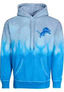 Greyson Detroit Lions Mens White Tie Dye Long Sleeve Hoodie