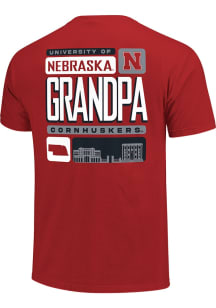 Nebraska Cornhuskers Red Grandpa Tiles Short Sleeve T Shirt