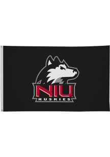 Northern Illinois Huskies 3' x 5' Silk Screen Grommet Flag - Black