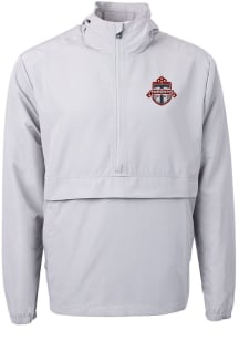 Cutter and Buck Toronto FC Mens Grey Charter Eco Pullover Jackets