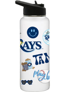 Tampa Bay Rays Let's Go Team  34oz Quencher Stainless Steel Bottle -