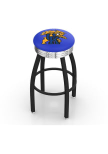 Kentucky Wildcats Vault 3 Ring Chrome Seat Pub Stool - Black