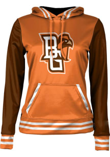 ProSphere Bowling Green Falcons Womens Orange Letterman Hooded Sweatshirt