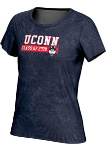 ProSphere UConn Huskies Womens Navy Blue Class of 2028 Short Sleeve T-Shirt