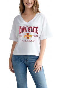 Iowa State Cyclones Womens QB Jersey Fashion Football Jersey - White