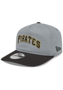 New Era Pittsburgh Pirates Jersey Logo 19TWENTY Adjustable Hat - Grey
