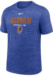 Nike Durham Bulls Blue Velocity Short Sleeve T Shirt