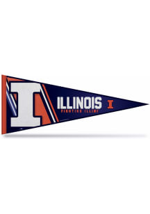 Illinois Fighting Illini Bright Light 12x30 Pennant - Orange