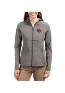 Cutter and Buck Nebraska Cornhuskers Womens Graphite Vault Adapt Eco Light Weight Jacket