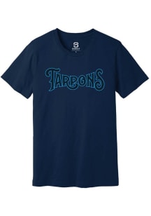 Summit Sportswear Tampa Tarpons Navy Blue Alt Logo Wordmark Short Sleeve T Shirt