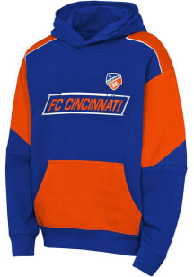 FC Cincinnati Youth Blue Break Free Long Sleeve Hoodie
