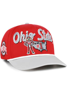 47 Ohio State Buckeyes Mascot Mania Hitch Adjustable Hat - Red