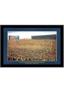 Michigan Wolverines 2023 Ohio State Field Storming Picture Frame - Black