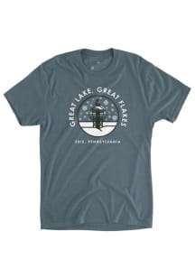 Erie Blue Great Lake, Great Flakes Short Sleeve T Shirt