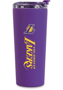 Los Angeles Lakers Easy Grip Stainless Steel Tumbler - Purple