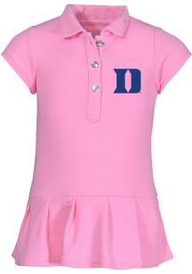 Duke Blue Devils Baby Girls Pink Caroline Short Sleeve Dress