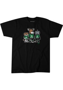 Jake Oettinger Dallas Stars Youth Black Otter, Moose, And Robo Player Tee