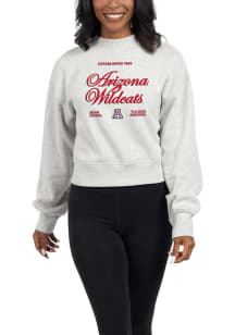 Arizona Wildcats Womens Grey Orientation Crew Sweatshirt