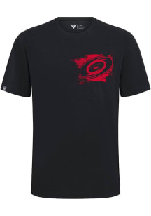 Levelwear Carolina Hurricanes Black Focal Blasted Short Sleeve T Shirt