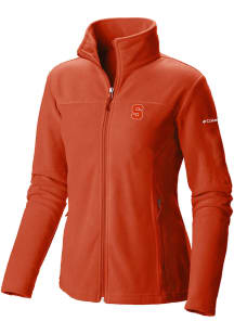 Columbia Syracuse Orange Womens Orange Give and Go II Fleece Light Weight Jacket