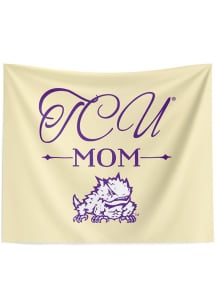 TCU Horned Frogs Mom 34x40 Tapestry Blanket