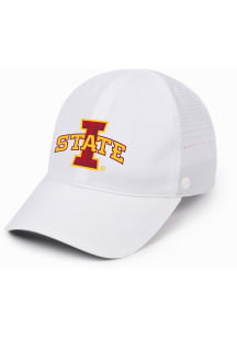 Iowa State Cyclones White Performance Ponyback Womens Adjustable Hat