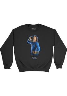 Olivia Babcock Pitt Panthers Mens Black Portrait Crew Player Crew