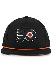 Philadelphia Flyers Black Buxton Pro 5-Panel Rope Mens Snapback Hat