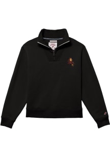 League Arizona State Sun Devils Womens Black 1991 Qtr Zip