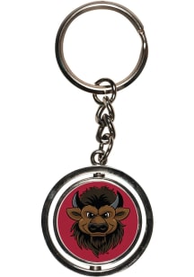 Indiana Hoosiers Bison Spinner Keychain - Red