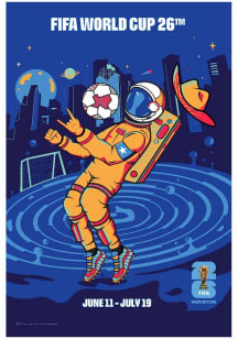 Something Inked FIFA Houston 24x36 World Cup Host City Unframed Poster