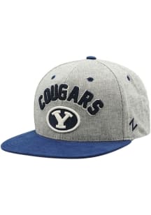 Zephyr BYU Cougars Charcoal Highcut Mens Snapback Hat