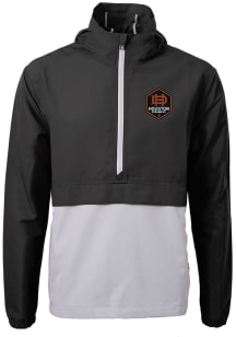 Cutter and Buck Houston Dynamo Mens Black Charter Eco Pullover Jackets
