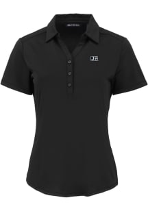 Cutter and Buck Jackson State Tigers Womens Black Forge Eco Polo Short Sleeve Polo Shirt