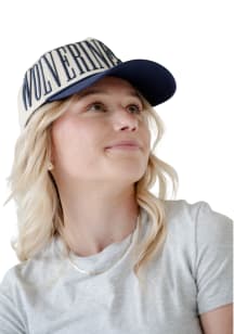 Gameday Social Michigan Wolverines Natural Saturday Stretch Womens Adjustable Hat