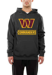 New Era Washington Commanders Mens Black Arch Name Hood