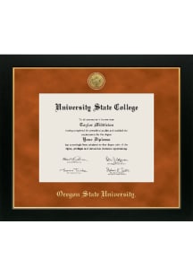 Oregon State Beavers Medallion Manchester Diploma Frame - Orange