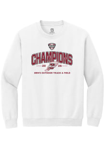 Summit Sportswear Massachusetts Minutemen Mens White MAC 2026 Men's Outdoor Track & Field Champion..