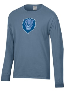 ComfortWash Columbia College Cougars Blue Garment Dyed Long Sleeve T Shirt