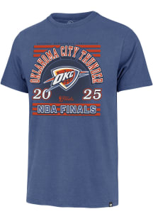 47 Oklahoma City Thunder Blue 2025 Finals Participant Short Sleeve Fashion T Shirt