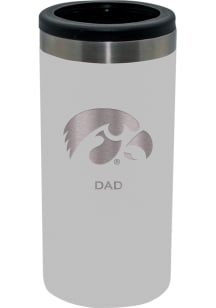The Memory Company Iowa Hawkeyes Dad 12oz Slim Stainless Steel Coolie