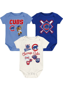 Chicago Cubs Baby Blue Home Plate One Piece