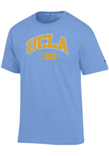 Champion UCLA Bruins Light Blue Arched Name Short Sleeve T Shirt